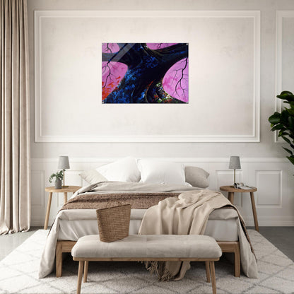 Giant Oak - Eyvind Earle Acrylic Print - 70x100 cm / 28x40″ inches | Eyvind Earle Wall Art | Eyvind Earle Prints