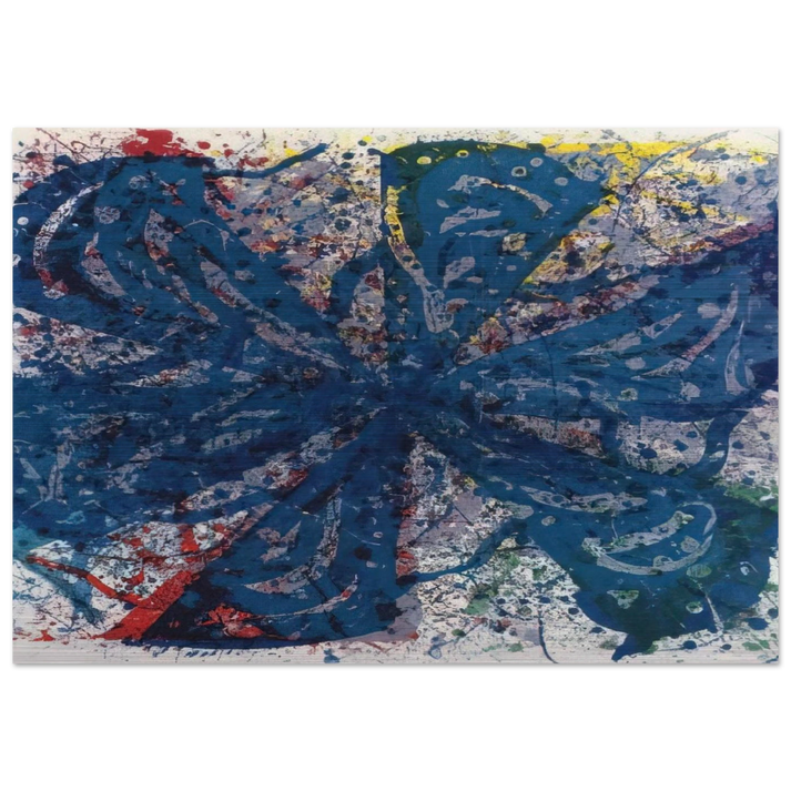 Untitled  L. L233; G. 820  - Sam Francis Brushed Aluminum Print - 70x100 cm / 28x40 inches | Sam Francis Aluminum Print | Sam Francis Prints