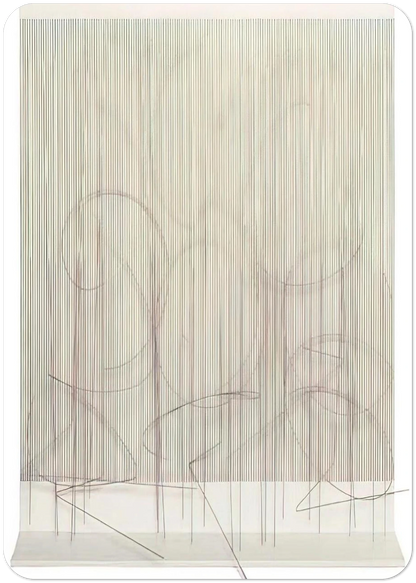 ESCRITURA ROSA PANTA By Jesus Rafael Soto Pack of 10 Post Cards | Jesus Rafael Soto Post Cards | A6 (10.5 x 14.8 cm) - 4.1 x 5.8 inches