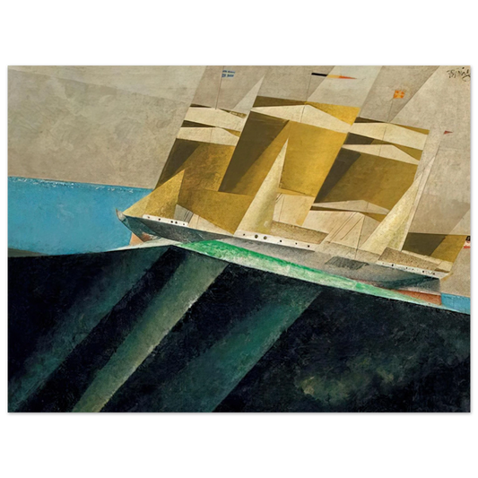 Lyonel Feininger - MID OCEAN 1937 Fine Art Poster - Default Title
