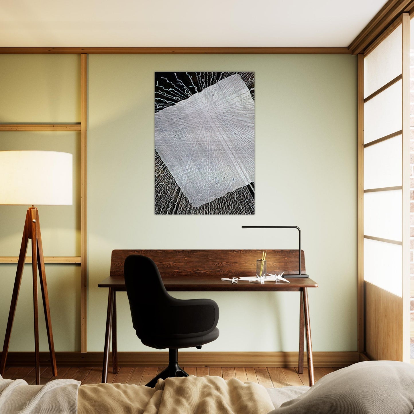 CLOUD SERIES V 1978 - Lenore Tawney Brushed Aluminum Print - 70x100 cm / 28x40 inches | Lenore Tawney Aluminum Print | Lenore Tawney Prints