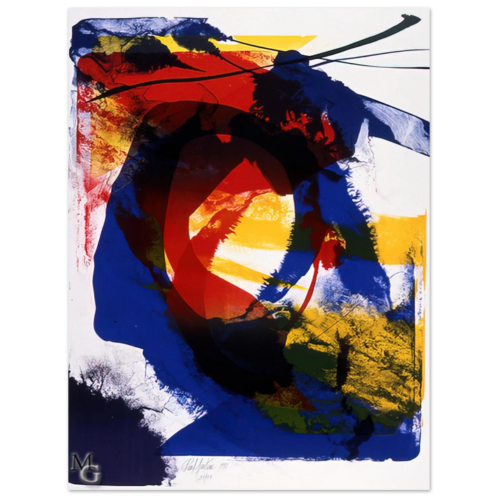 Paul Jenkins - Distance Finding Mozart - 1992  75x100 cm / 30x40inches Fine Art Poster