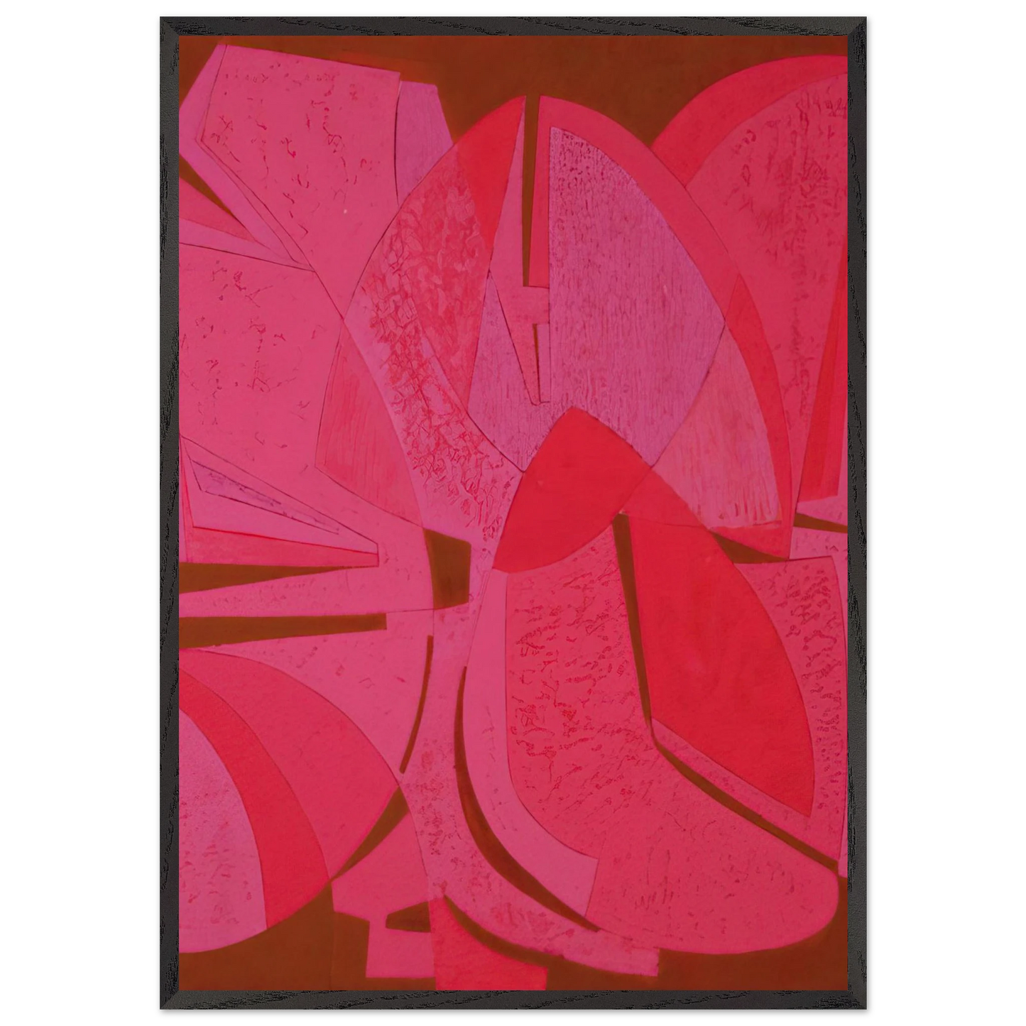 Untitled N28 - Pedro Coronel Framed Art Print – Black Wooden Frame - Default Title - -Framed Art Print