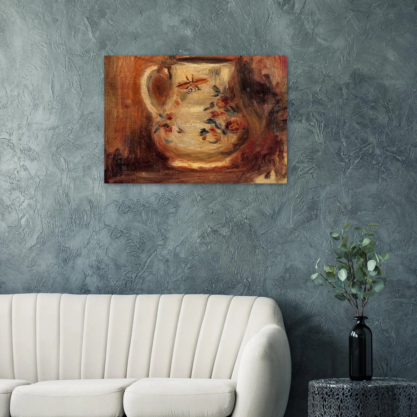 Pitcher - Pierre-Auguste Renoir Brushed Aluminum Print - 70x100 cm / 28x40 inches | Pierre-Auguste Renoir Aluminum Print | Pierre-Auguste Renoir Prints