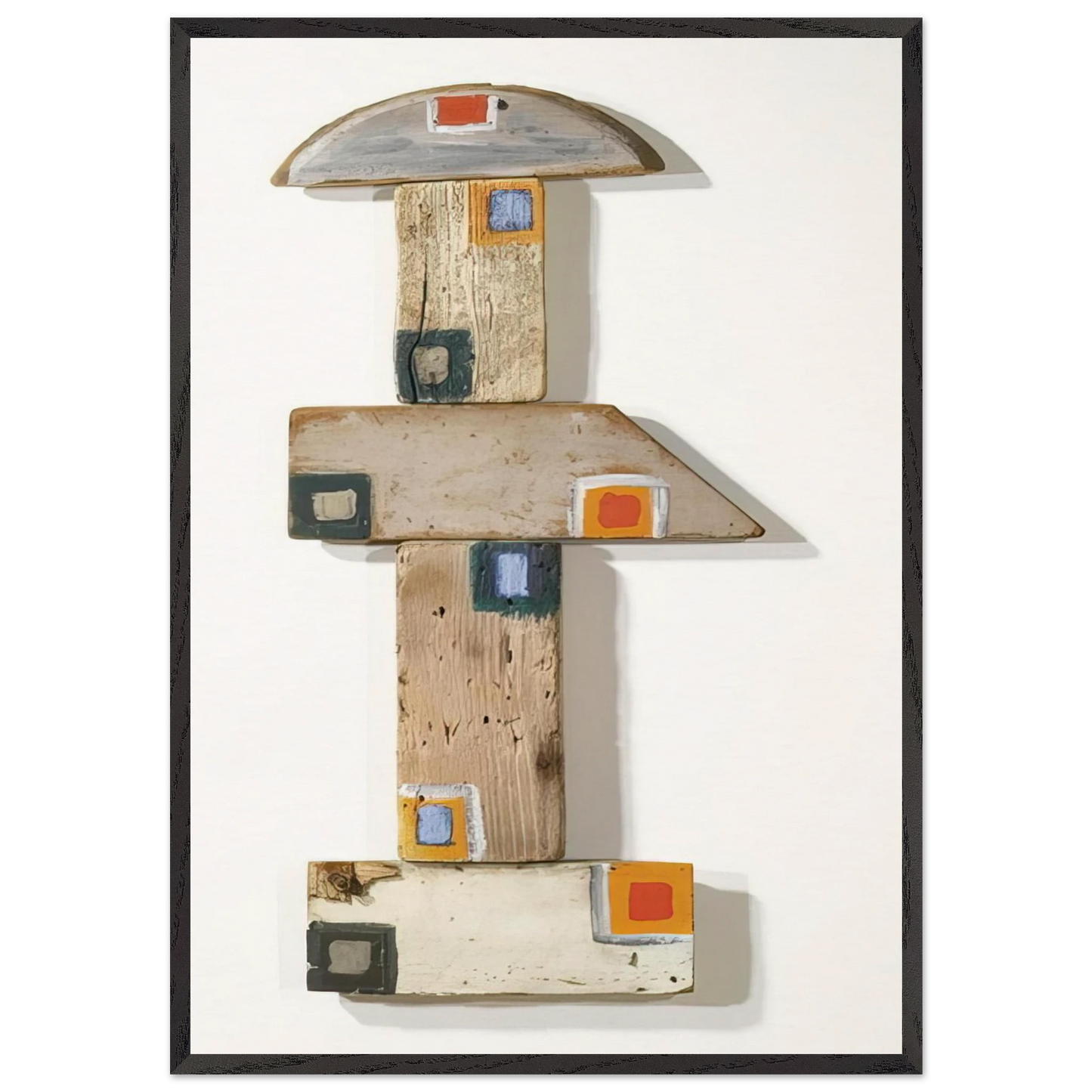 St Martins Eye of the Road - 1976 - Betty Parsons Framed Art Print – Black Wooden Frame - Default Title - -Framed Art Print