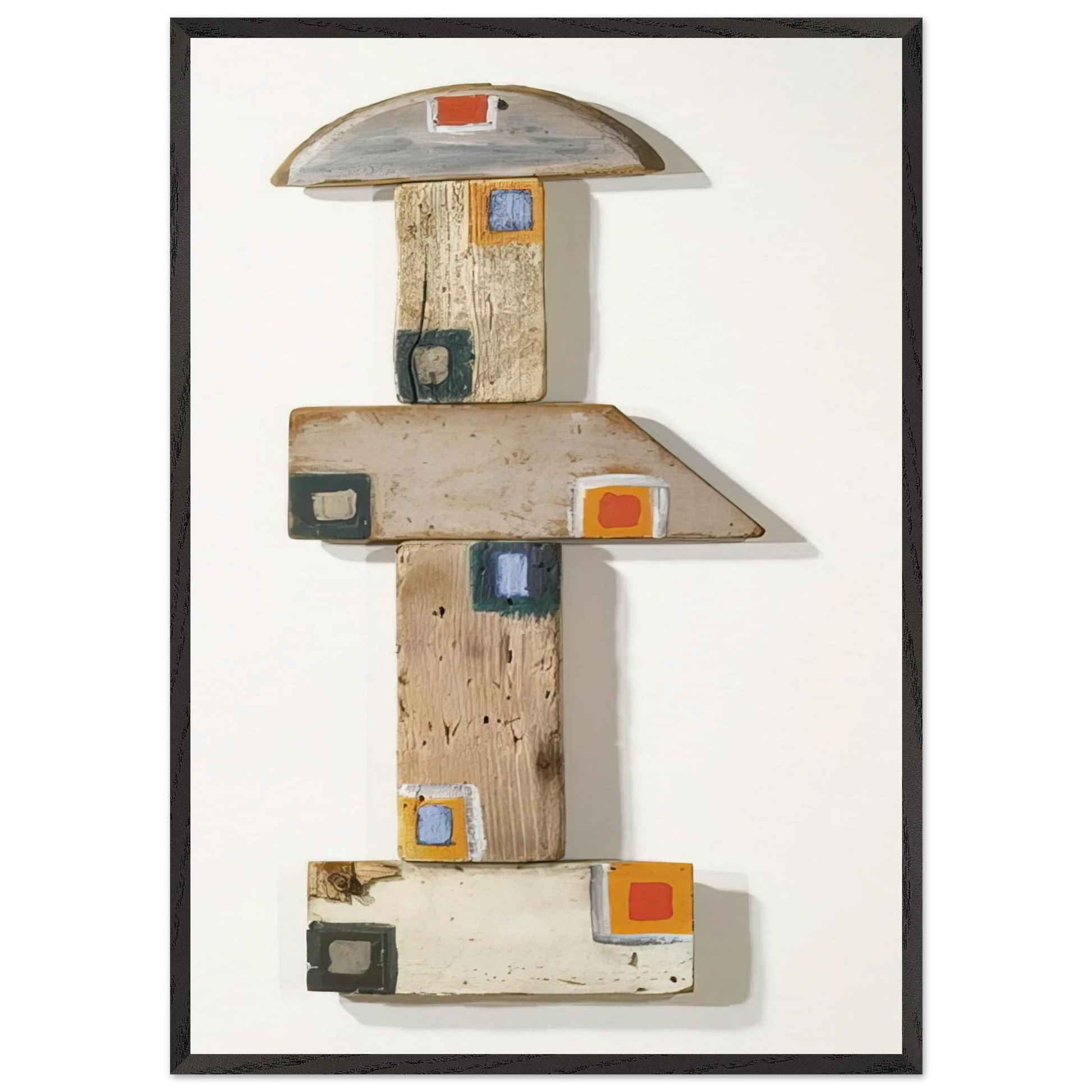 St Martins Eye of the Road - 1976 - Betty Parsons Framed Art Print – Black Wooden Frame - Default Title - -Framed Art Print