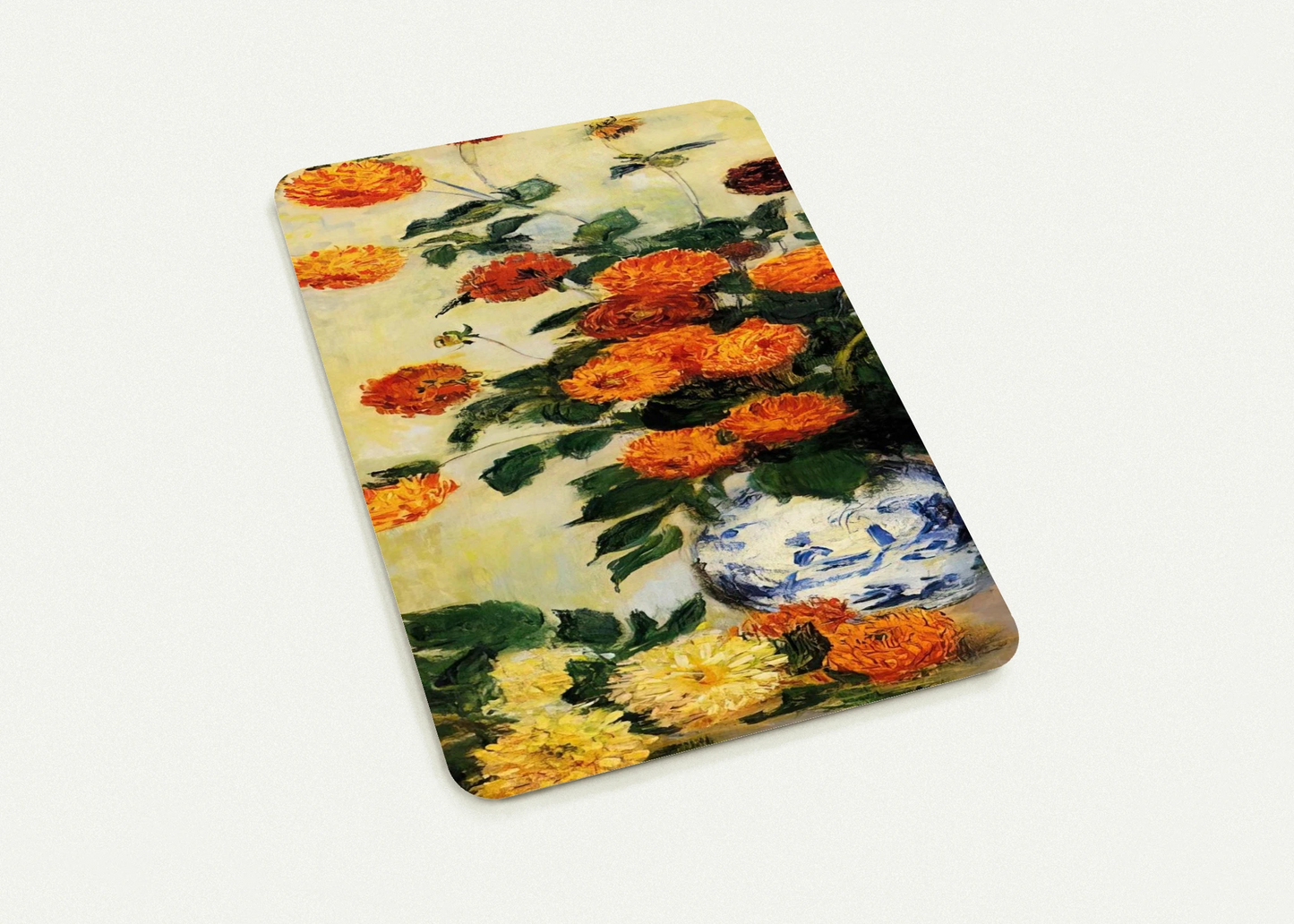 Dahlias By claude monet Pack of 10 Post Cards | claude monet Post Cards | A6 (10.5 x 14.8 cm) - 4.1 x 5.8 inches