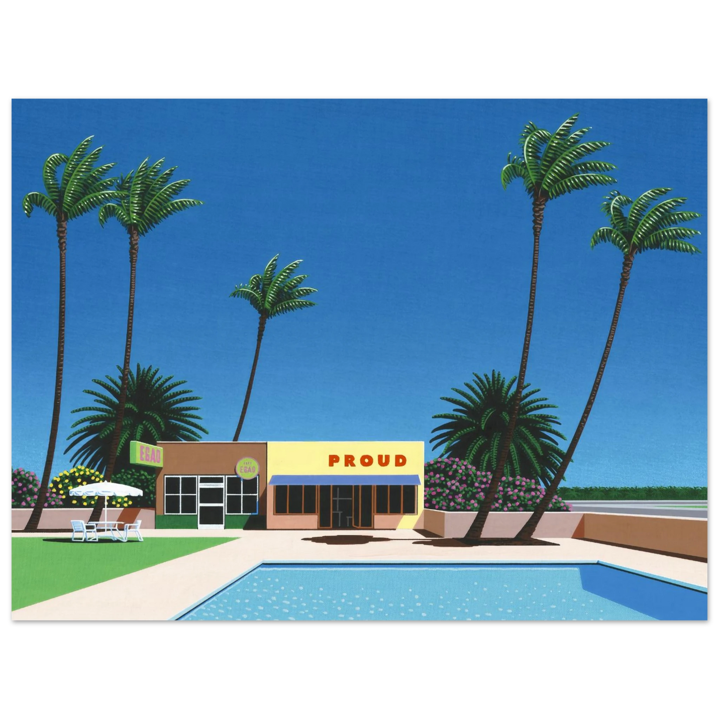 Hiroshi Nagai - Proud Funk Wall Art - 21x29.7 cm / 8x12" - Fine Art Poster - -