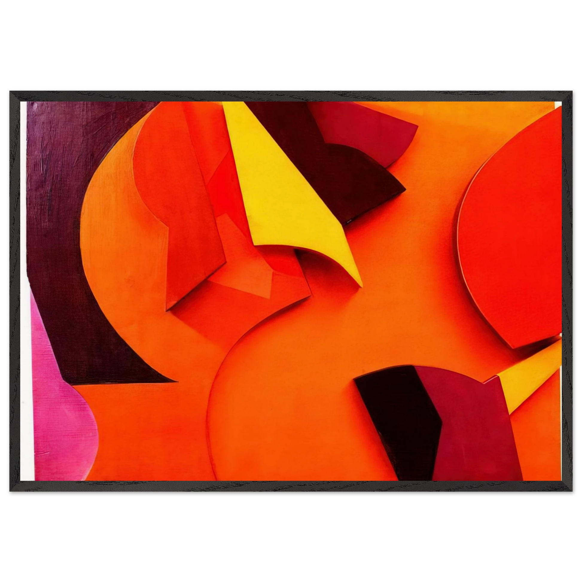 Abstract Composition N2 - Jean Arp Framed Art Print – Black Wooden Frame - Default Title - -Framed Art Print