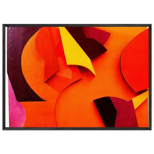 Abstract Composition N2 - Jean Arp Framed Art Print – Black Wooden Frame - Default Title - -Framed Art Print