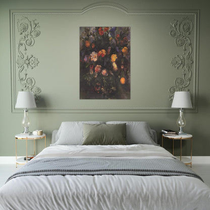 Vase of Flowers - Paul Cézanne Brushed Aluminum Print - 70x100 cm / 28x40 inches | Paul Cézanne Aluminum Print | Paul Cézanne Prints