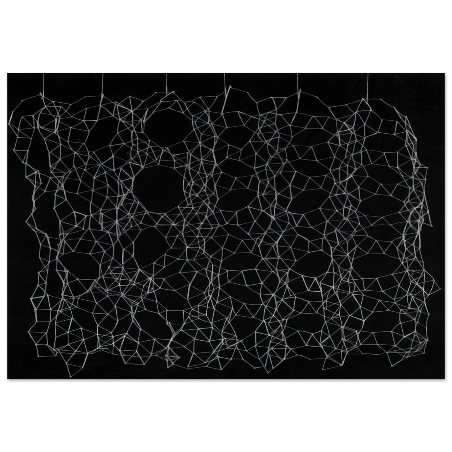 Reticulárea - 1975 - Gego Brushed Aluminum Print - 70x100 cm / 28x40 inches | Gego Aluminum Print | Gego Prints