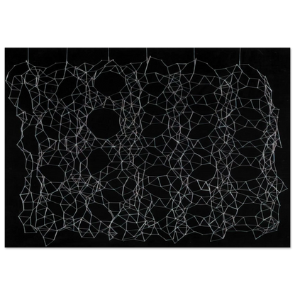 Reticulárea - 1975 - Gego Brushed Aluminum Print - 70x100 cm / 28x40 inches | Gego Aluminum Print | Gego Prints