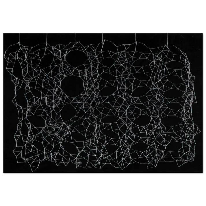 Reticulárea - 1975 - Gego Brushed Aluminum Print - 70x100 cm / 28x40 inches | Gego Aluminum Print | Gego Prints