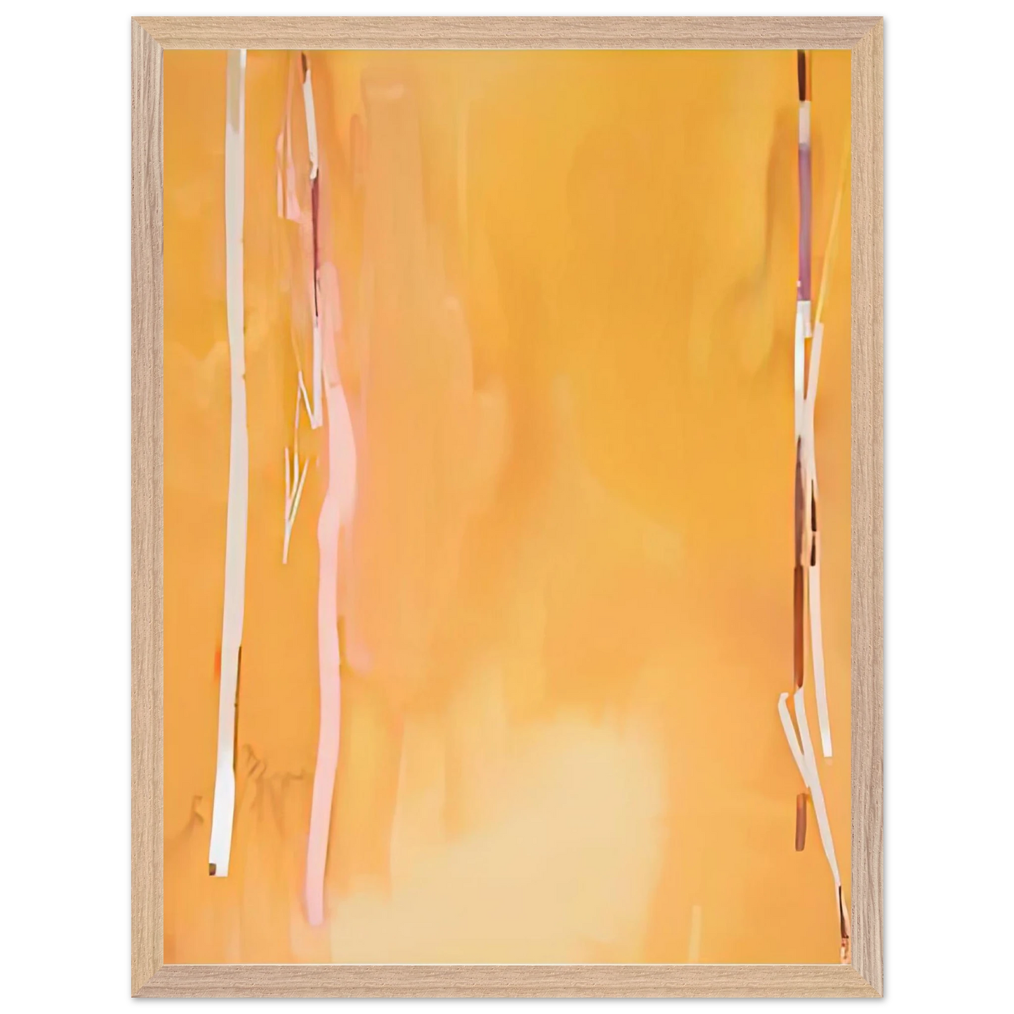 Helen Frankenthaler - Harvest II, 1975- Wall Art - 21x29.7 cm / 8x12" - Premium Wooden Framed Poster With Fine Art Paper - Black frame