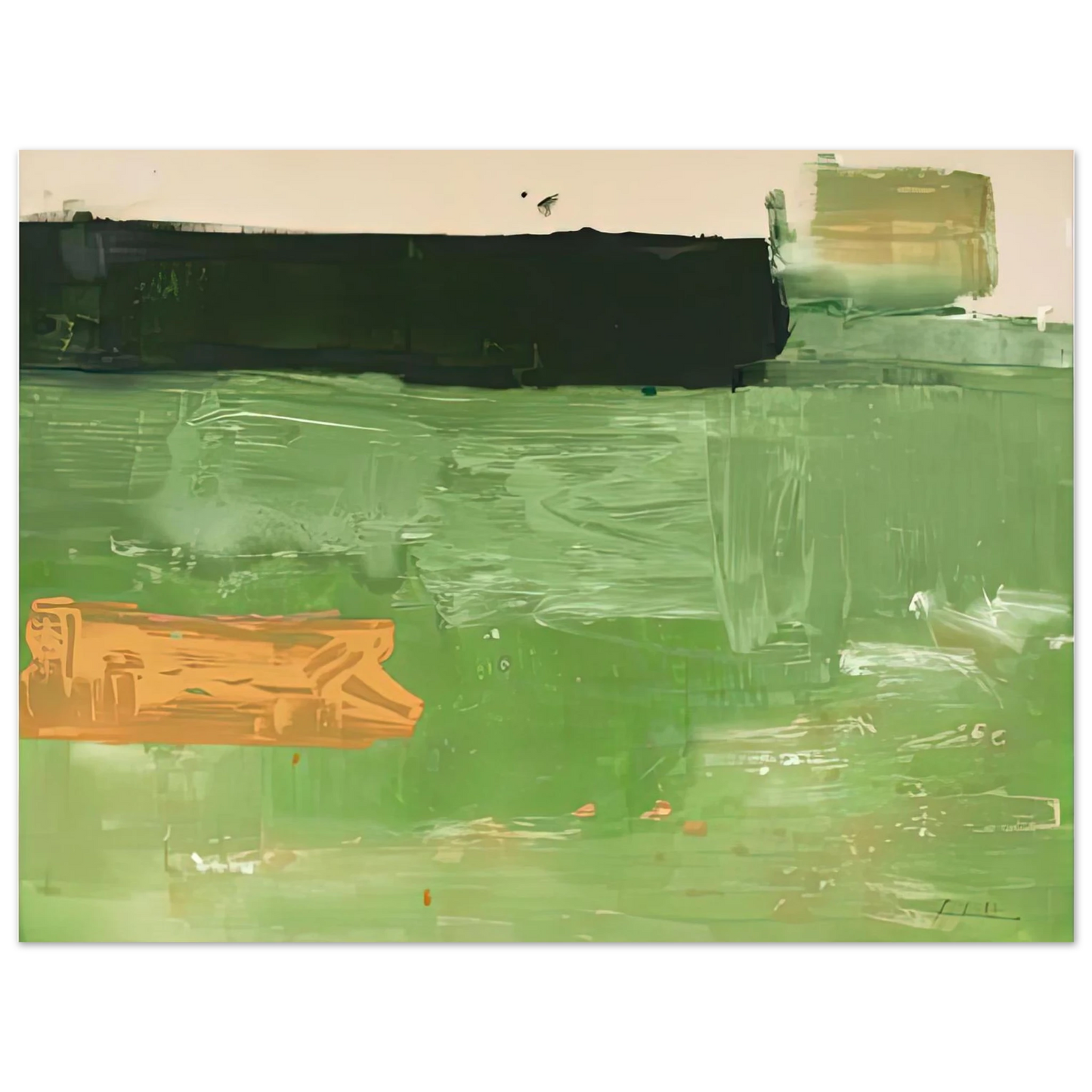 Helen Frankenthaler - Mediterranean, 1981- Wall Art - 21x29.7 cm / 8x12" - Fine Art Poster - -