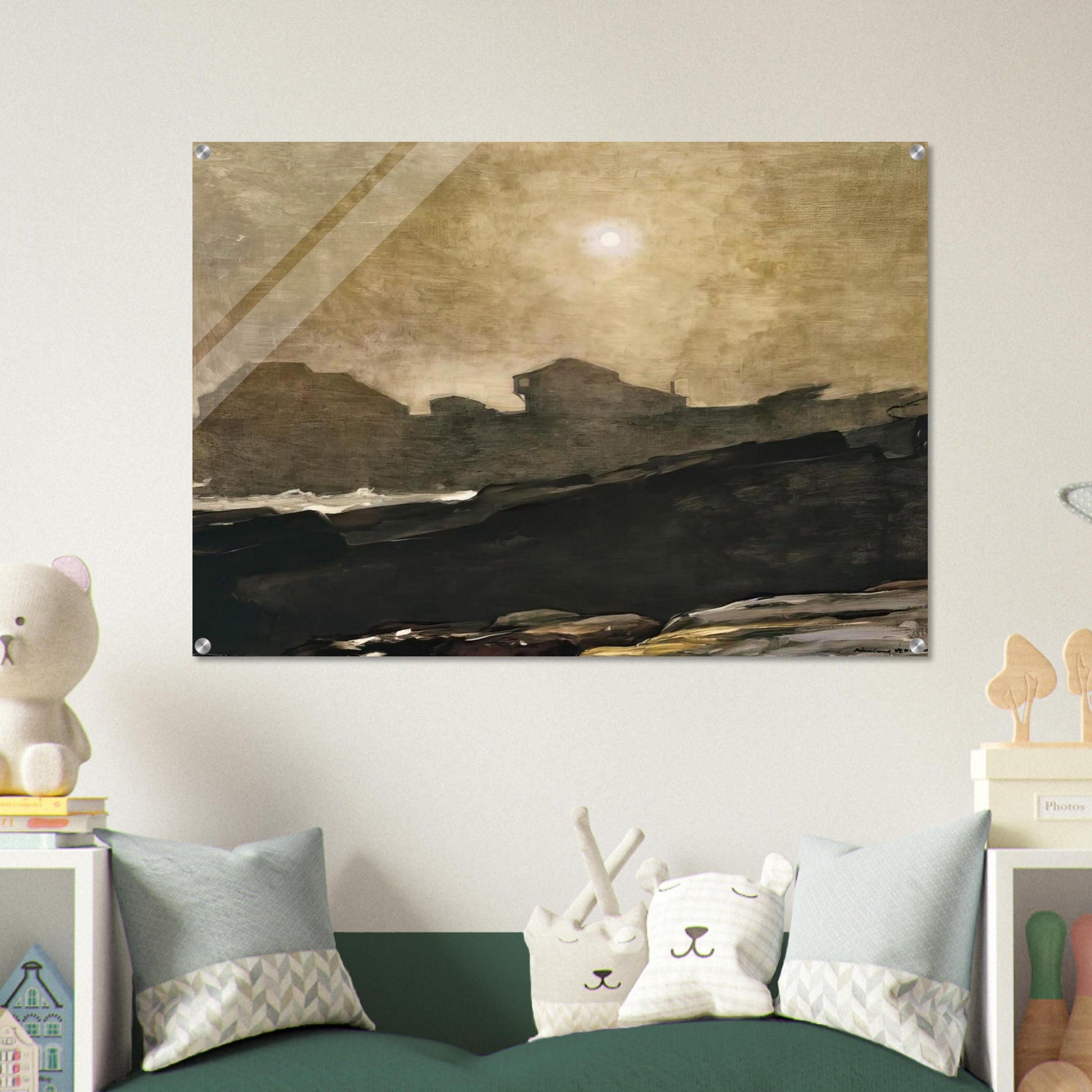 THE ARTISTS STUDIO IN AFTERNOON FOG 1894 - Winslow Homer Acrylic Print - 70x100 cm / 28x40″ inches | Winslow Homer Wall Art | Winslow Homer Prints