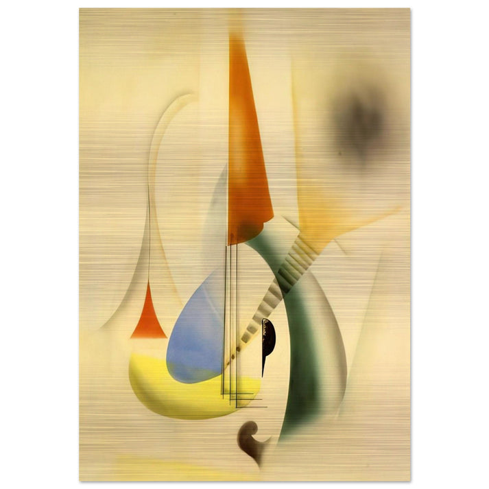 JAZZ - Man Ray Brushed Aluminum Print - 70x100 cm / 28x40 inches | Man Ray Aluminum Print | Man Ray Prints
