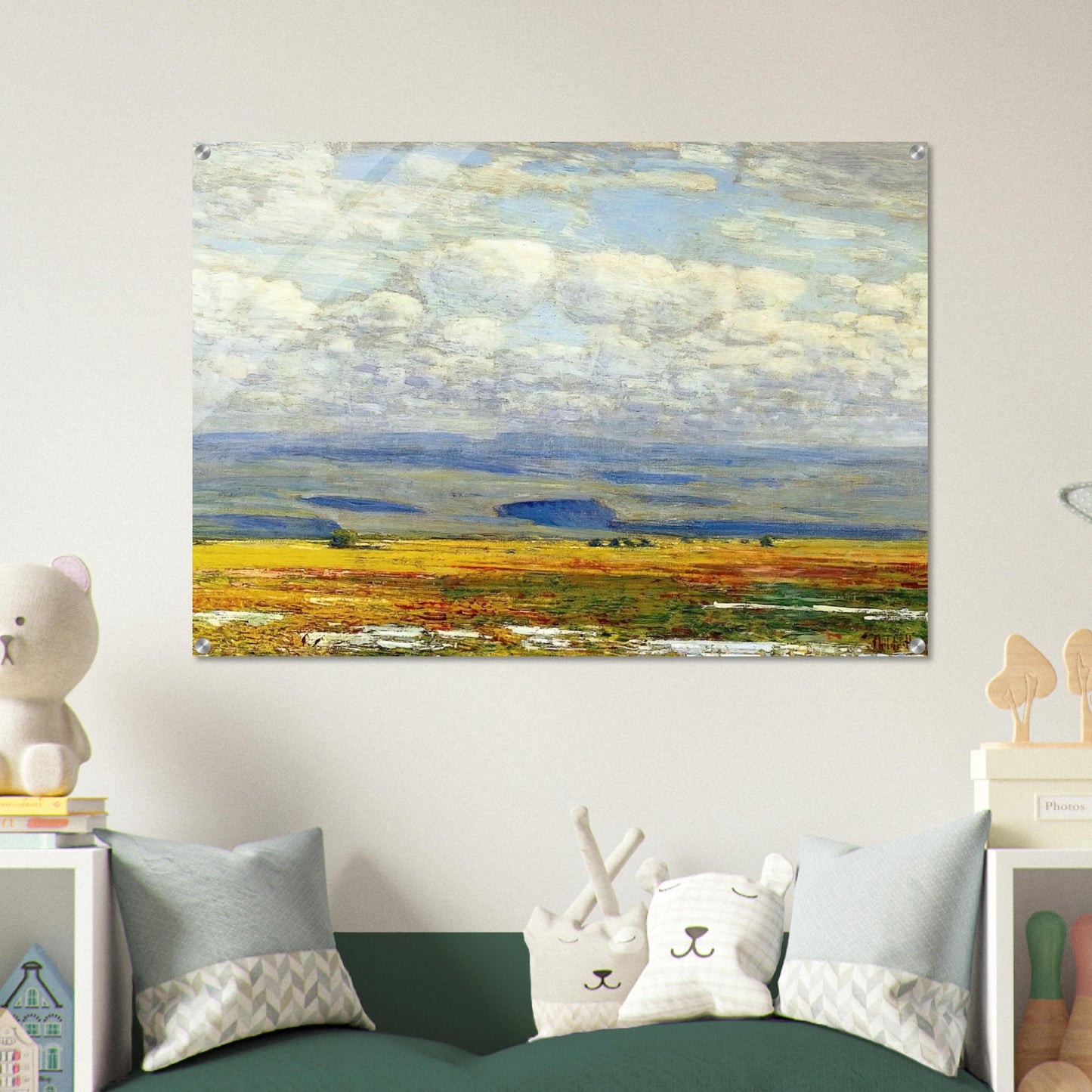 Oregon Landscape - Childe Hassam Acrylic Print - 70x100 cm / 28x40″ inches