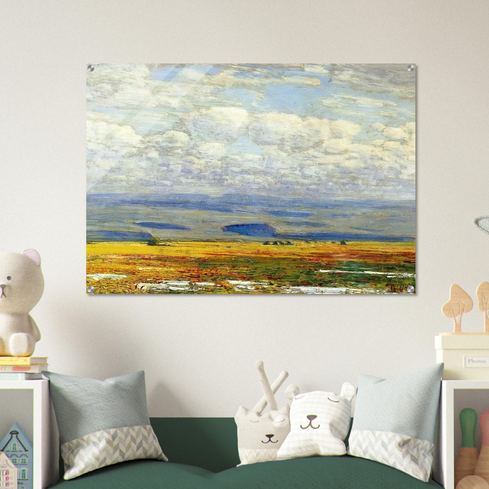 Oregon Landscape - Childe Hassam Acrylic Print - 70x100 cm / 28x40″ inches