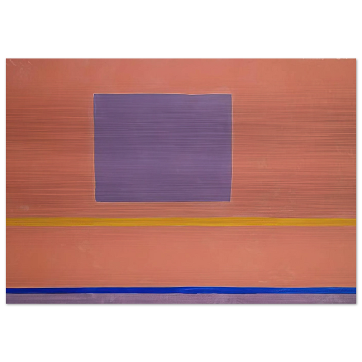 Olivet Sun-Box #II - 1967 - Theodoros Stamos Brushed Aluminum Print - 70x100 cm / 28x40 inches | Theodoros Stamos Aluminum Print | Theodoros Stamos Prints