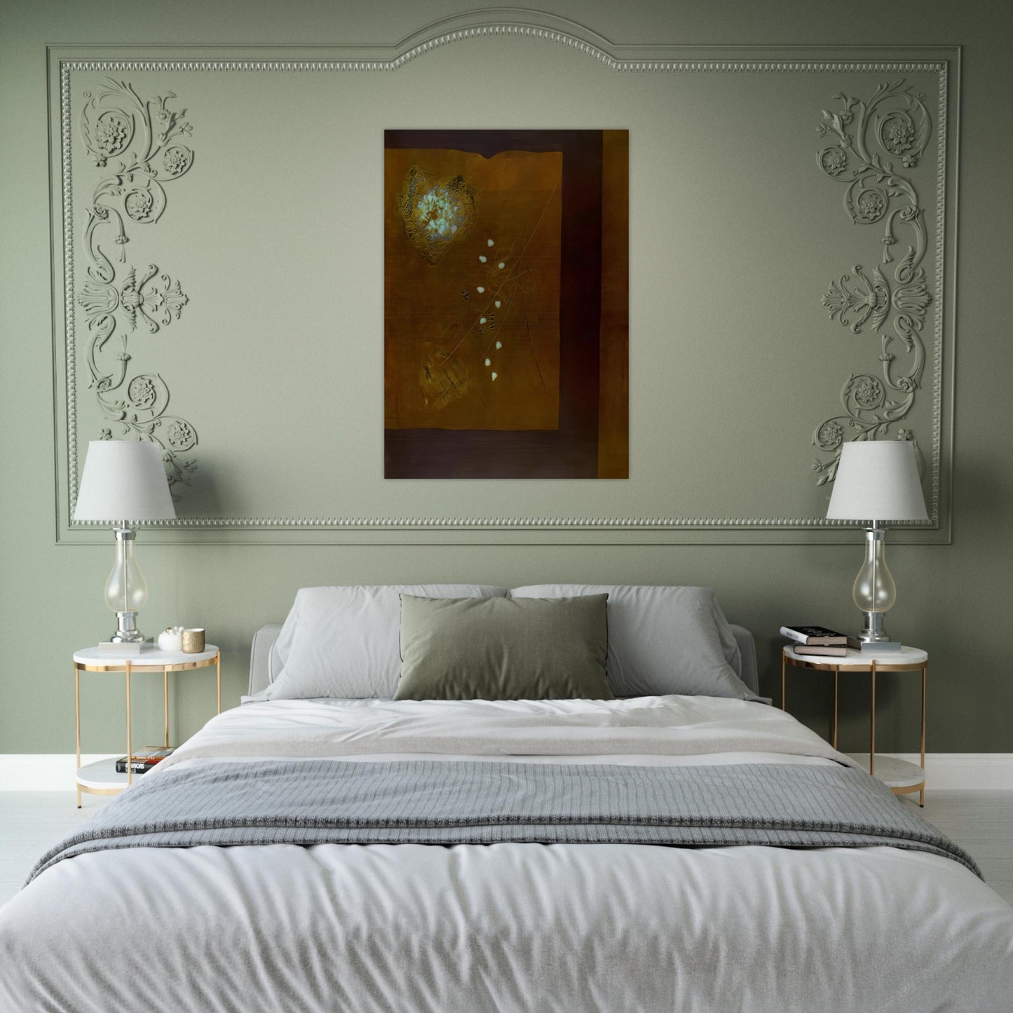 Brown Wall - 1971 - Hiroyuki Tajima Brushed Aluminum Print - 70x100 cm / 28x40 inches | Hiroyuki Tajima Aluminum Print | Hiroyuki Tajima Prints