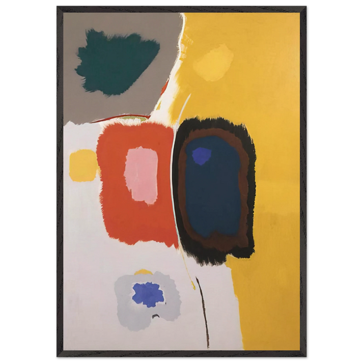 Medeanus - 1955 - John Ferren 70x100 cm / 28x40 inches Framed Art Print – Black Wooden Frame