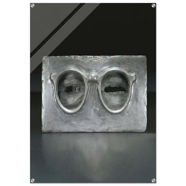 THE CRITIC SEES - Jasper Johns Acrylic Print - 70x100 cm / 28x40″ inches | Jasper Johns Wall Art | Jasper Johns Prints