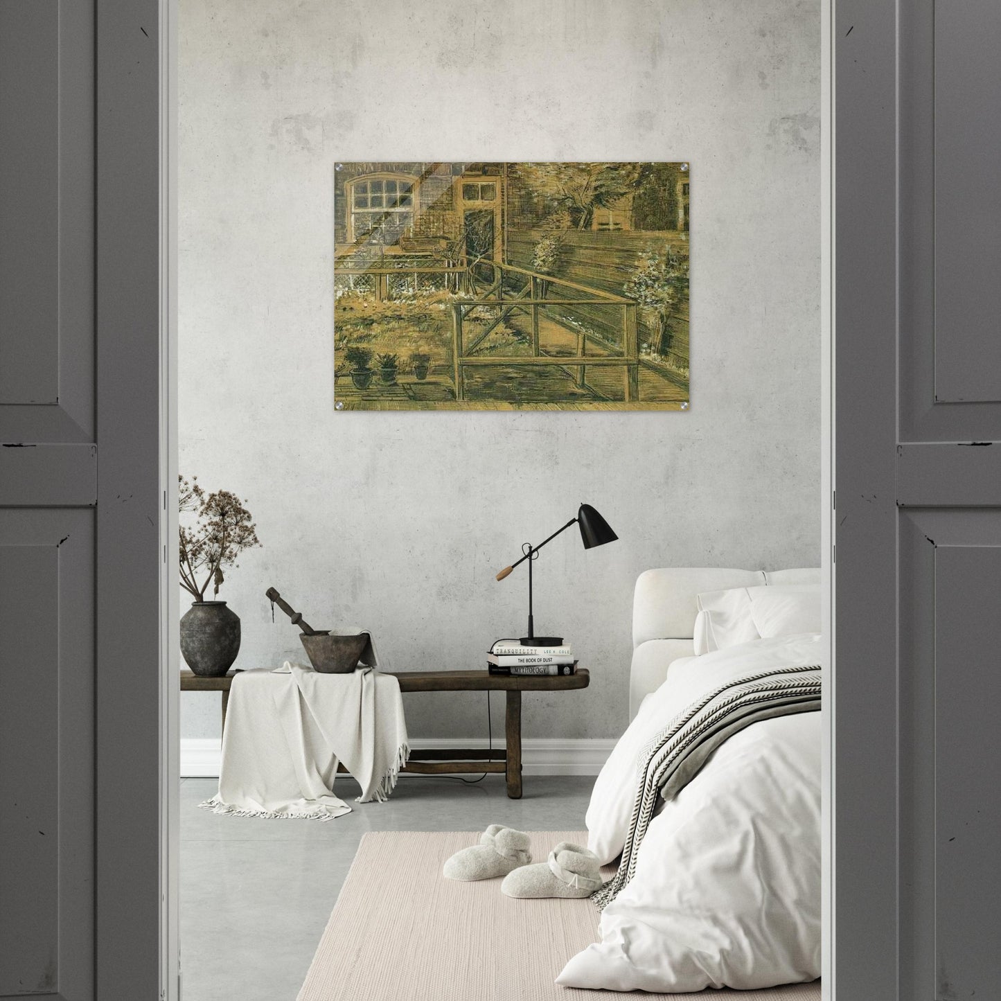 Sien's Mother's House, Closer View - Vincent van Gogh Acrylic Print - 70x100 cm / 28x40″ inches