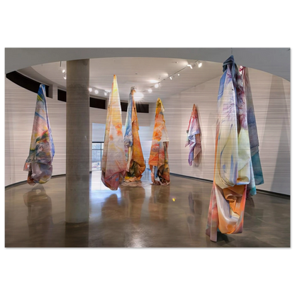 Close to Trees - Sam Gilliam Brushed Aluminum Print - 70x100 cm / 28x40 inches | Sam Gilliam Aluminum Print | Sam Gilliam Prints