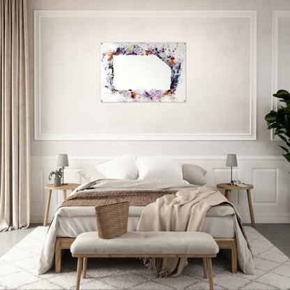 Untitled  SF218S  - Sam Francis Acrylic Print - 70x100 cm / 28x40″ inches | Sam Francis Wall Art | Sam Francis Prints