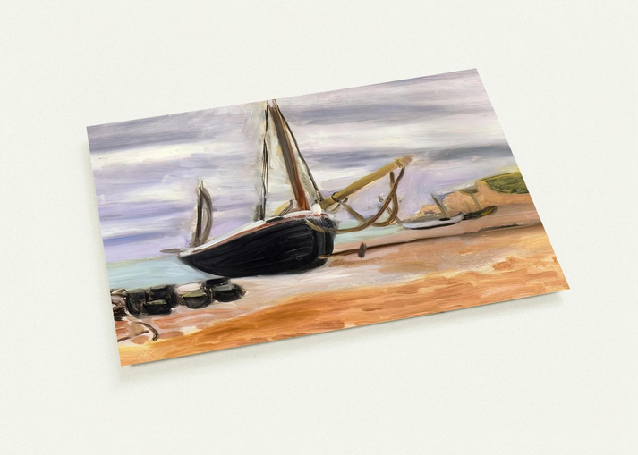 BOATS AT ETRETAT 1920 By Henri Matisse Pack of 10 Post Cards | Henri Matisse Post Cards | A6 (10.5 x 14.8 cm) - 4.1 x 5.8 inches