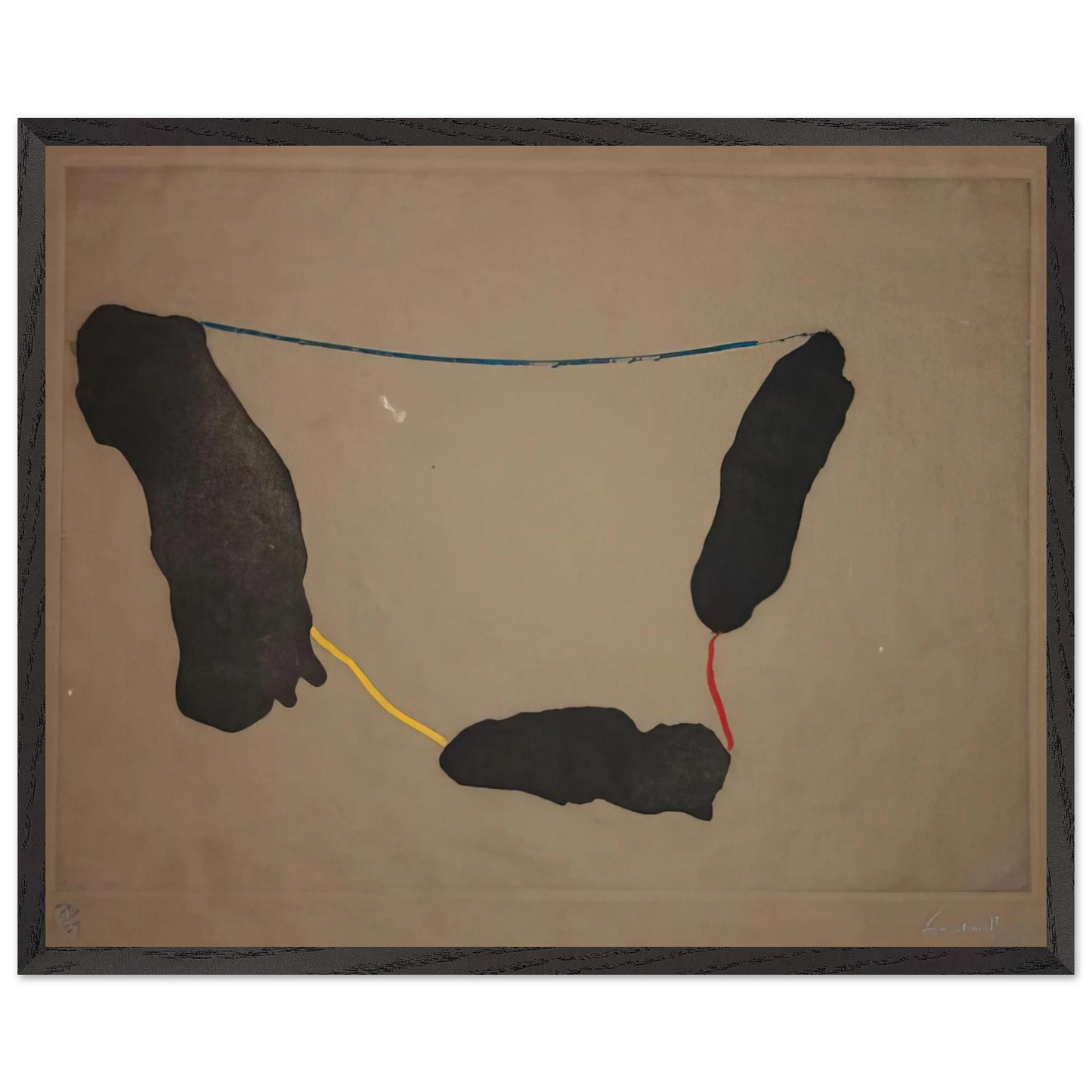 Helen Frankenthaler - Connected By Joy - 1973 Wall art - 30x45 cm / 12x18 inches - Fine Art Poster - -