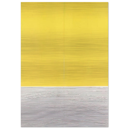 LE GRAN JAUNE - Jesus Rafael Soto Brushed Aluminum Print - 70x100 cm / 28x40 inches | Jesus Rafael Soto Aluminum Print | Jesus Rafael Soto Prints