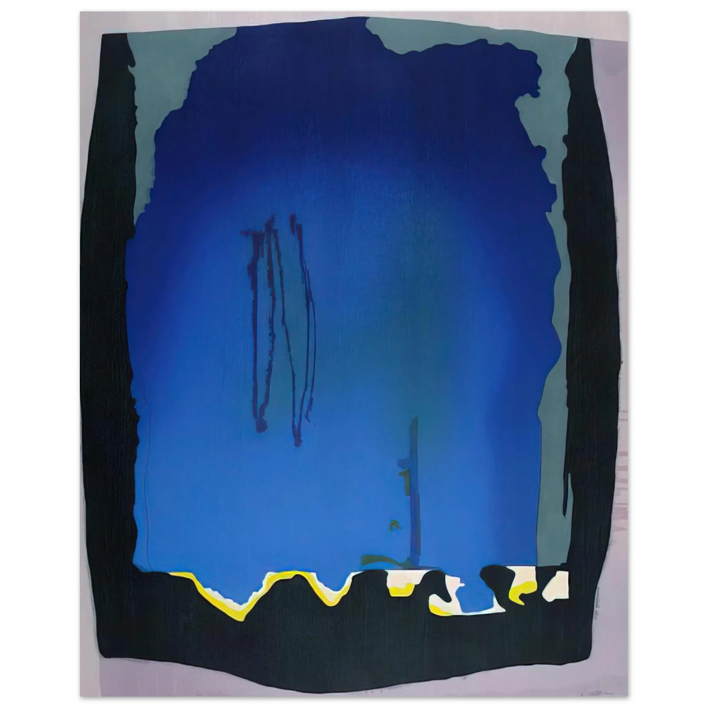 Helen Frankenthaler - Freefall - 1992 Wall art - 27x35 cm / 11x14 inches - Fine Art Poster - -