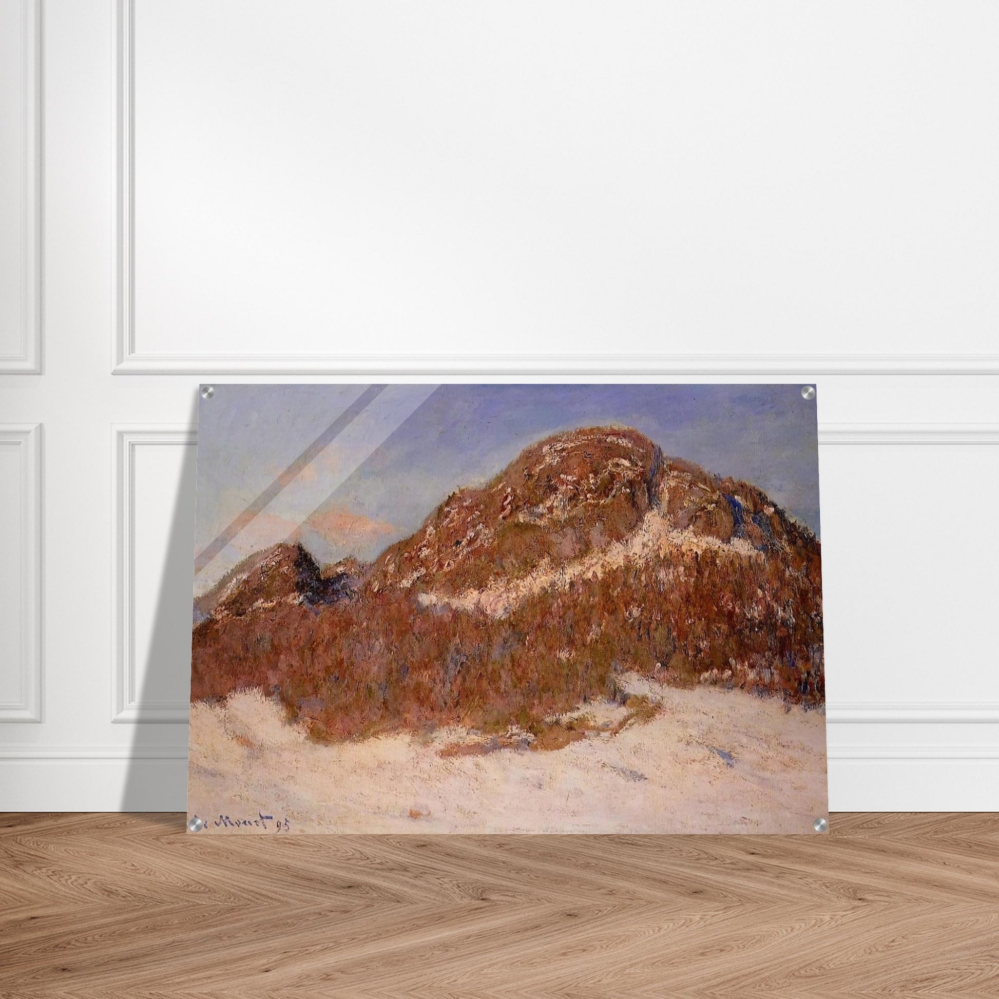 Mount Kolsaas 3 - claude monet Acrylic Print - 70x100 cm / 28x40″ inches | claude monet Wall Art | claude monet Prints