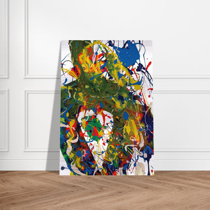 Untitled  SFP94-65  SFF 1739  - Sam Francis Brushed Aluminum Print - 70x100 cm / 28x40 inches | Sam Francis Aluminum Print | Sam Francis Prints