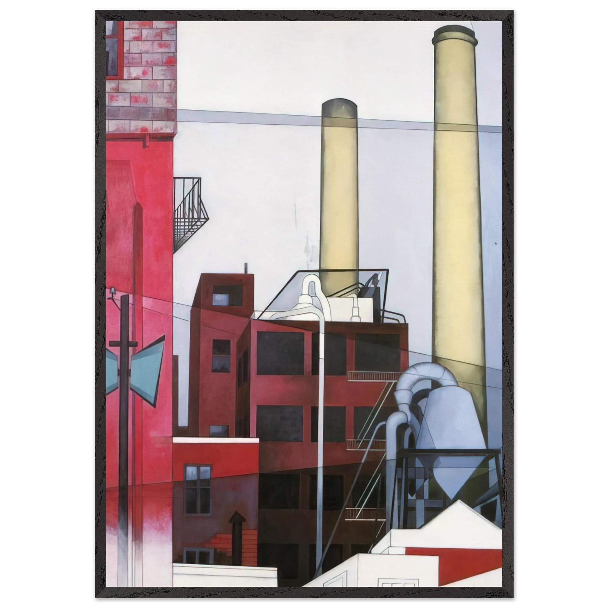 After All - 1933 - Charles Demuth Framed Art Print – Black Wooden Frame - Default Title - -Framed Art Print