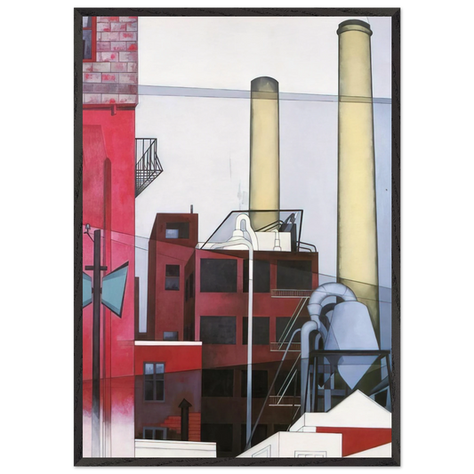 After All - 1933 - Charles Demuth Framed Art Print – Black Wooden Frame - Default Title - -Framed Art Print