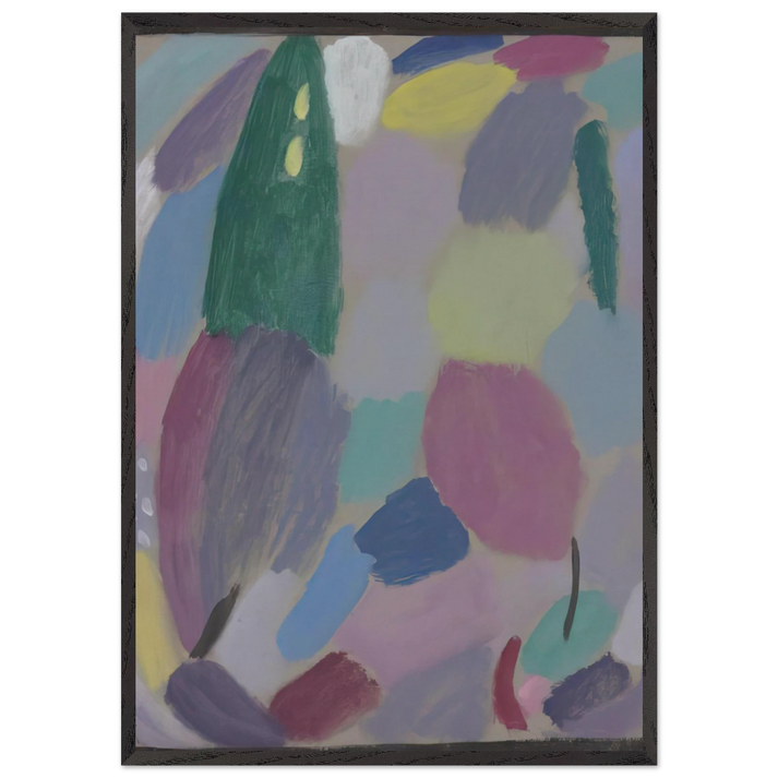 VARIATION TR UMEREI 1916 - Alexej von Jawlensky 70x100 cm / 28x40 inches Framed Art Print – Black Wooden Frame