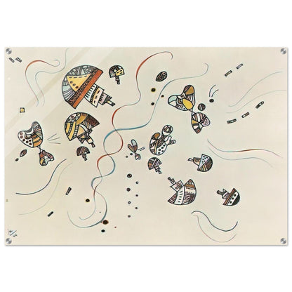 LAST WATERCOLOUR 1944 - Wassily Kandinsky Acrylic Print - 70x100 cm / 28x40″ inches | Wassily Kandinsky Wall Art | Wassily Kandinsky Prints