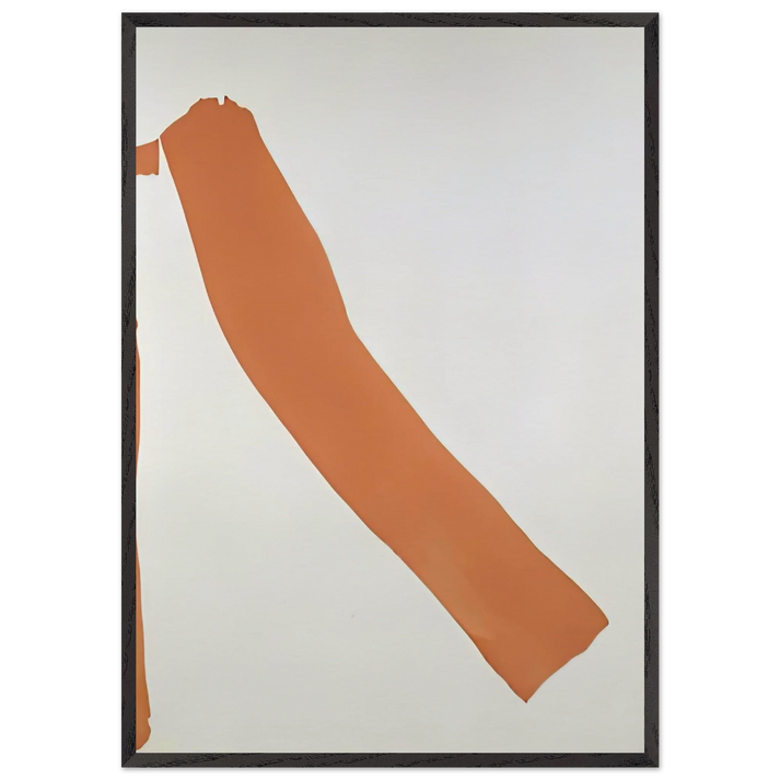 Stride 1969- - Helen Frankenthaler 70x100 cm / 28x40 inches Framed Art Print – Black Wooden Frame