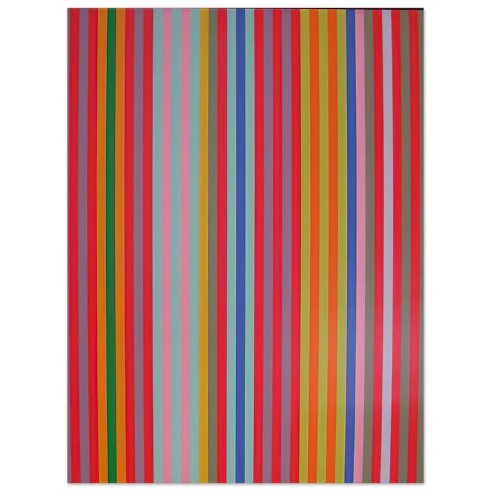 Gene Davis - Yoyo - 1969  75x100 cm / 30x40inches Fine Art Poster