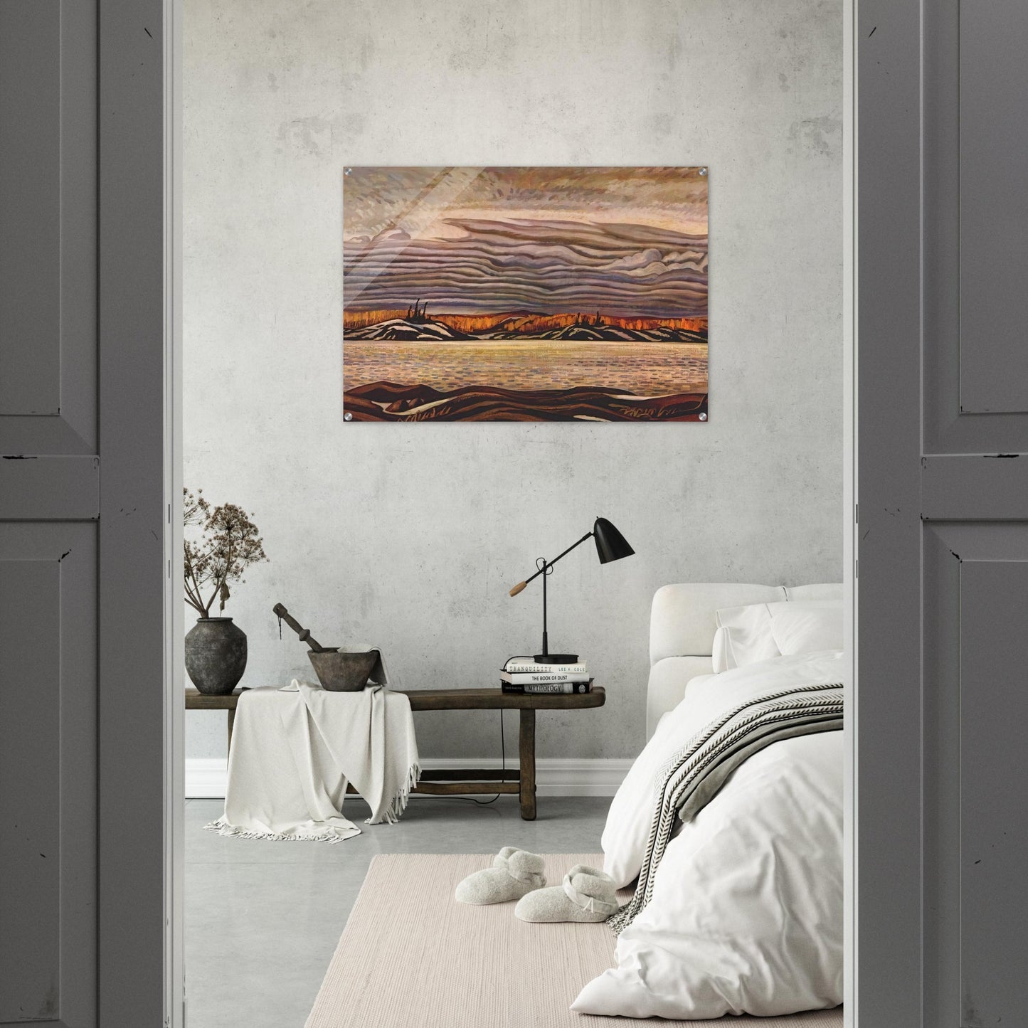 Algoma in November - 1935 - A.Y. Jackson Acrylic Print - 70x100 cm / 28x40″ inches | A.Y. Jackson Wall Art | A.Y. Jackson Prints