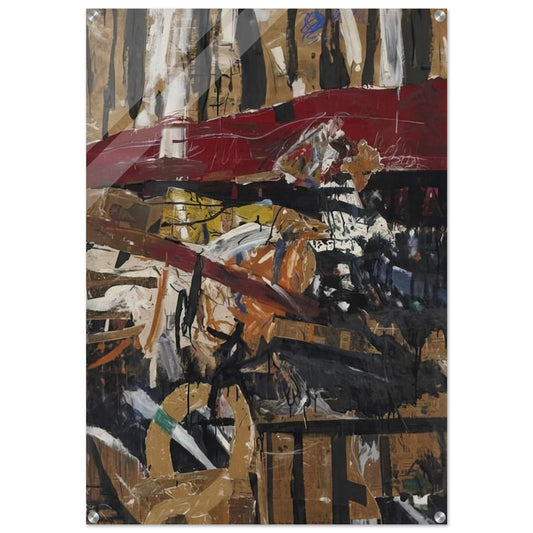 Caged Pheasant #2 - Allan Kaprow Acrylic Print - 70x100 cm / 28x40″ inches