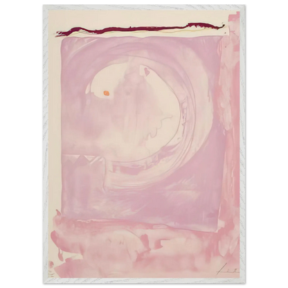 Helen Frankenthaler - Reflections IX - 1995 Wall art - 60x80 cm / 24x32 inches - Premium Wooden Framed Poster With Fine Art Paper - Black frame