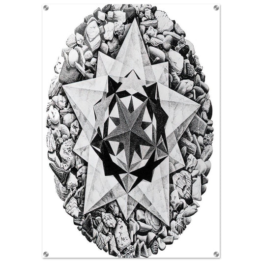 ESCHER (1) - MC Escher Acrylic Print - 70x100 cm / 28x40″ inches | Maurits Cornelis Escher Prints