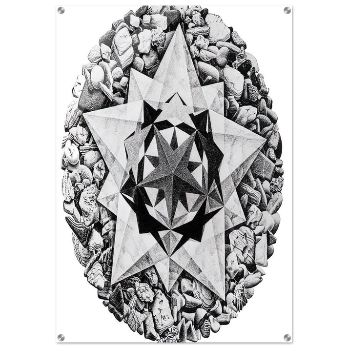 ESCHER (1) - MC Escher Acrylic Print - 70x100 cm / 28x40″ inches | Maurits Cornelis Escher Prints
