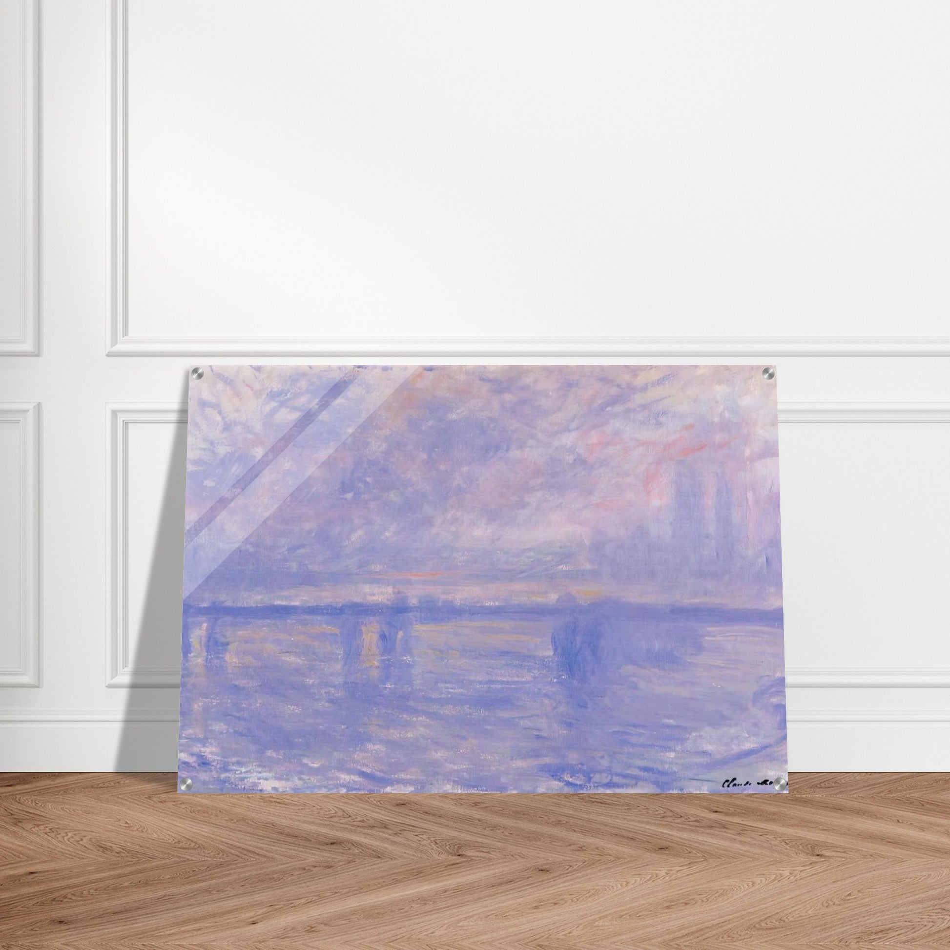 Charing Cross Bridge 09 - claude monet Acrylic Print - 70x100 cm / 28x40″ inches