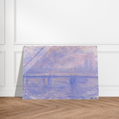 Charing Cross Bridge 09 - claude monet Acrylic Print - 70x100 cm / 28x40″ inches